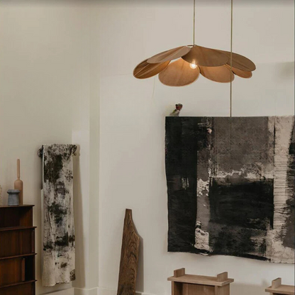 Lampada a sospensione a forma di fiore - Lampada di design con illuminazione d'atmosfera