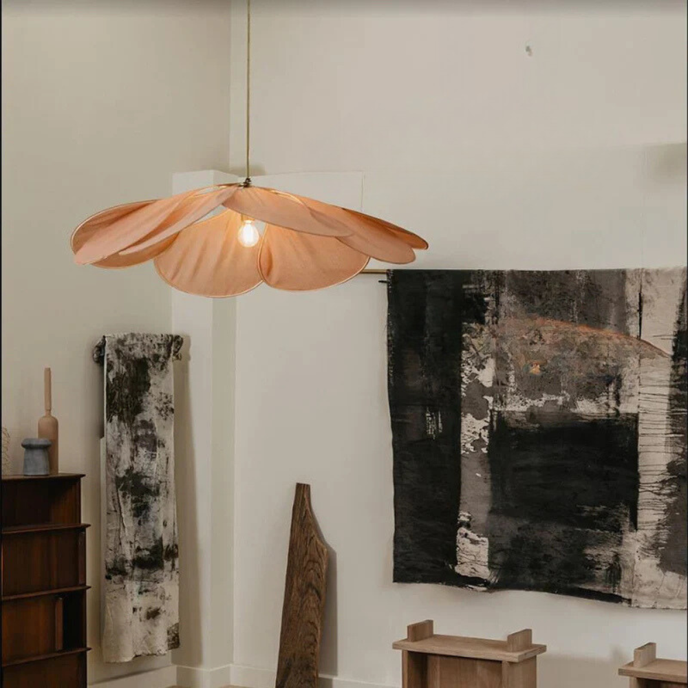 Lampada a sospensione a forma di fiore - Lampada di design con illuminazione d'atmosfera