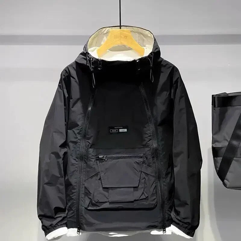 Sven | Double Zip Hooded Jacket