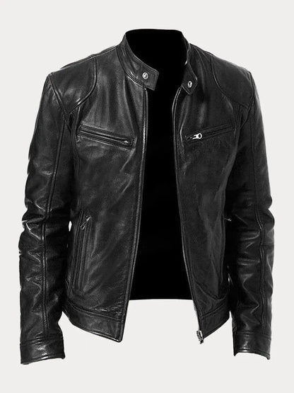 Sven | Stylish Leather Biker Jacket in Multiple Colours