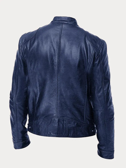Sven | Stylish Leather Biker Jacket in Multiple Colours