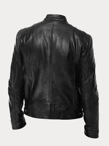 Sven | Stylish Leather Biker Jacket in Multiple Colours