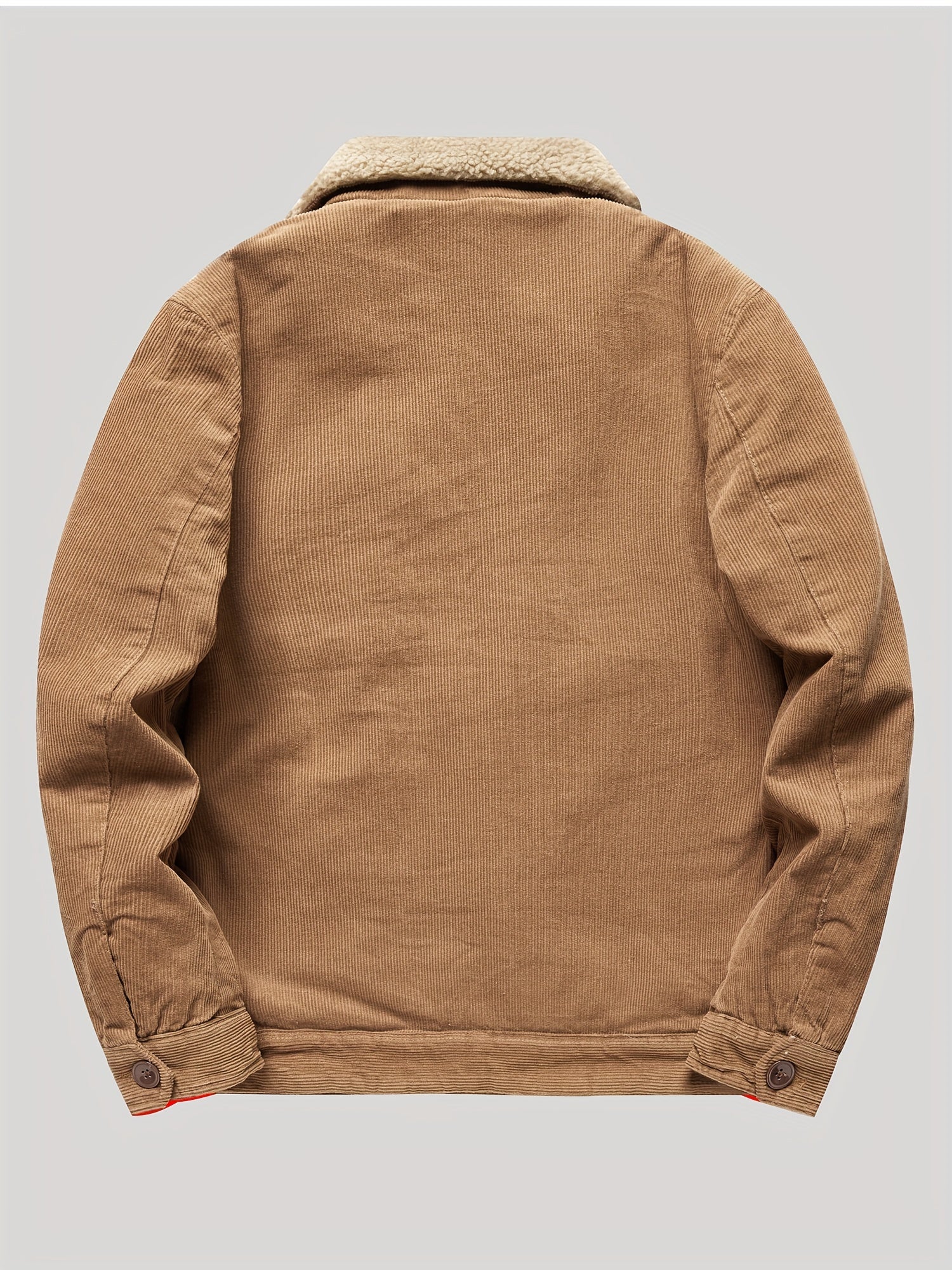Sven | Warm fleece corduroy men's button jacket