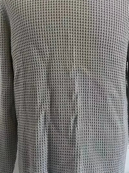 Sweater with Round Neck and Long Sleeves