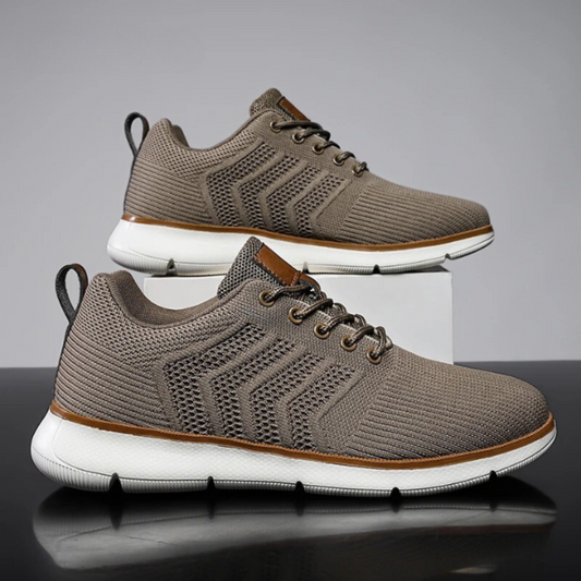 Zapatos deportivos transpirables de malla para hombre