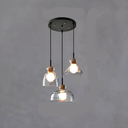 Candelabru de lux din sticlă, cu eleganță atemporală