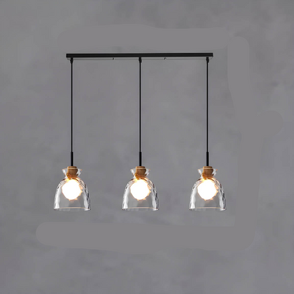 Candelabru de lux din sticlă, cu eleganță atemporală