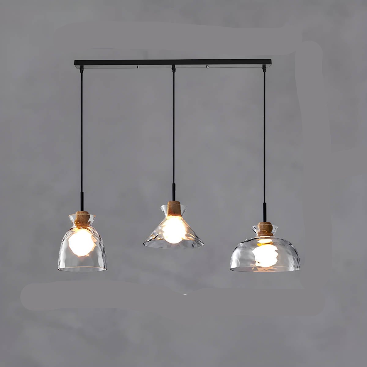 Candelabru de lux din sticlă, cu eleganță atemporală