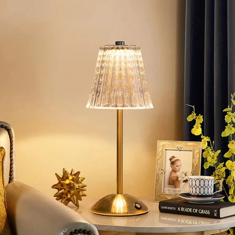 Glimmer bordlampe - Elegant og trådløs belysning