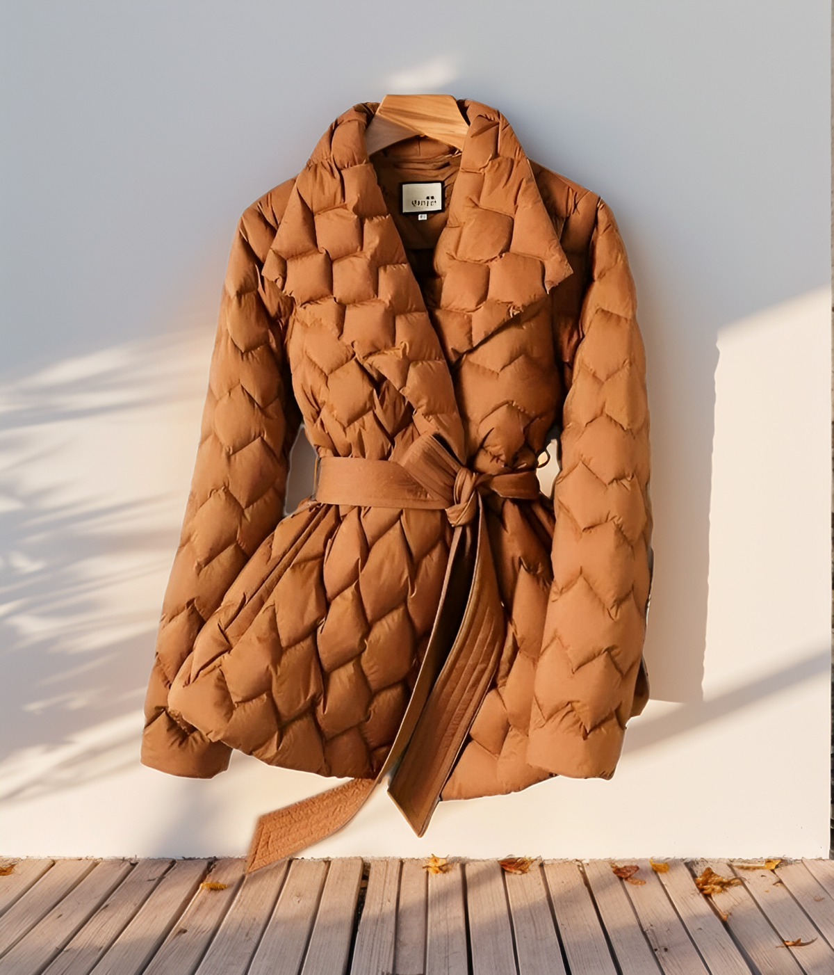 Sophie-gewatteerde jas – stijlvol, warm en elegant