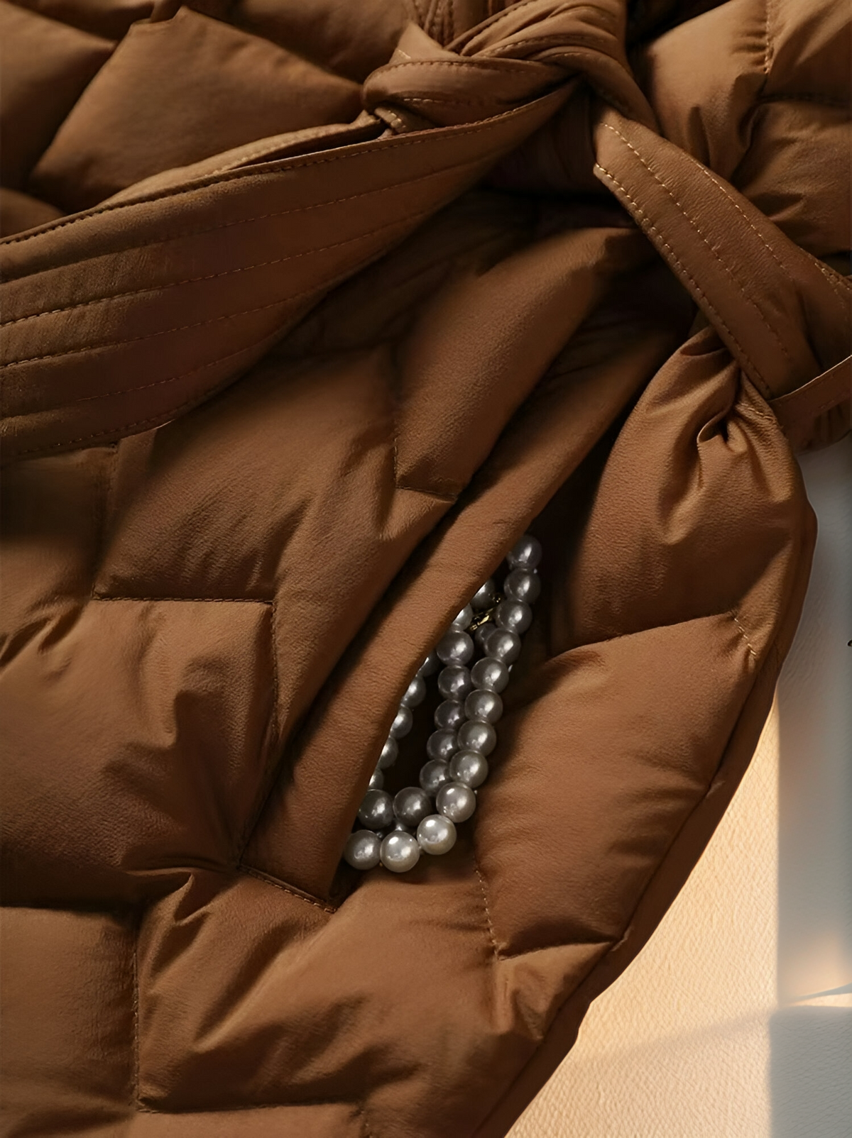 Sophie-gewatteerde jas – stijlvol, warm en elegant