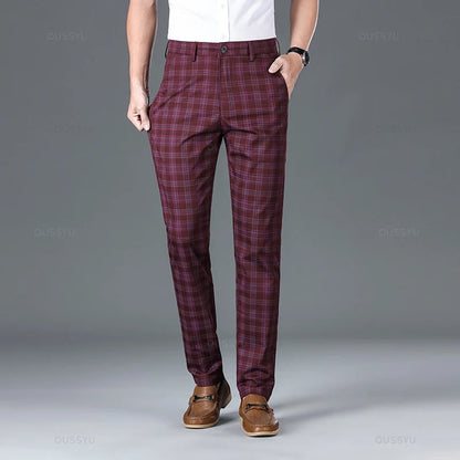 Thijs | Classic Checked Men's Trousers