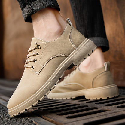 Thijs | Comfortable men's lace-up shoes in solid colour