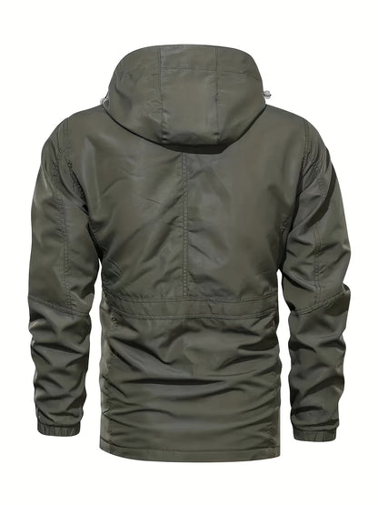 Thijs | Men's outdoor sports jacket with detachable hood