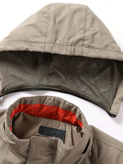 Thijs | Men's outdoor sports jacket with detachable hood