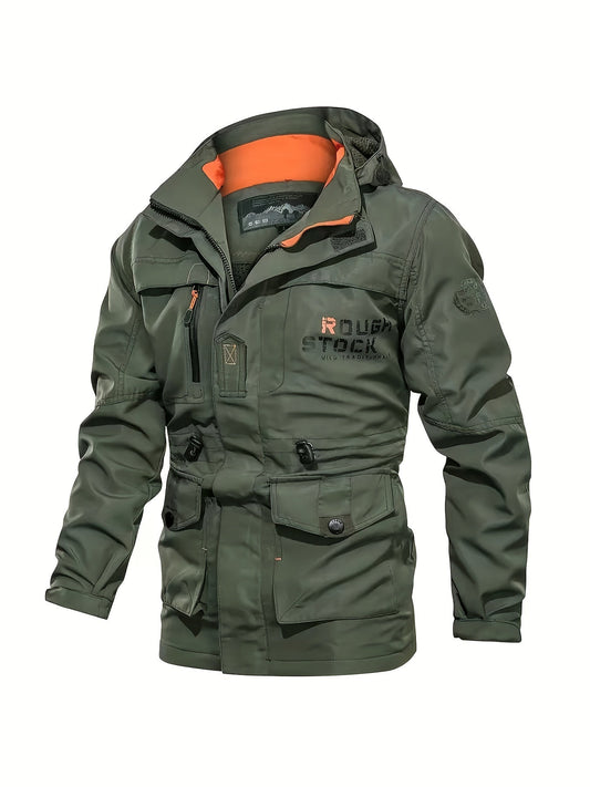 Thijs | Men's outdoor sports jacket with detachable hood