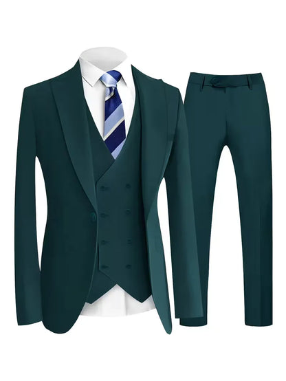 Three-Piece Slim Fit Suit