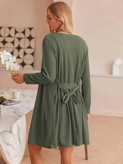 Three-piece set with waffle texture