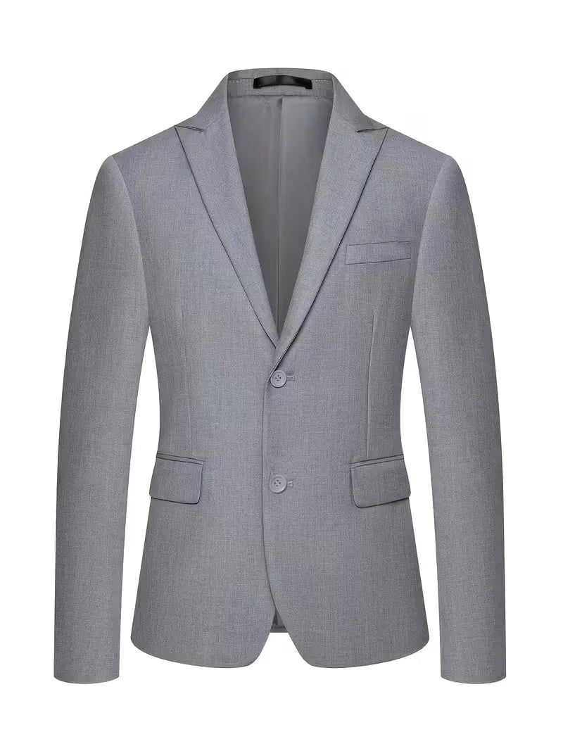 Three-piece suit with slim fit
