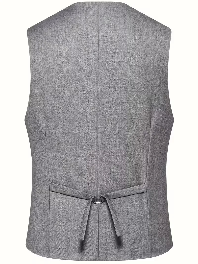 Three-piece suit with slim fit