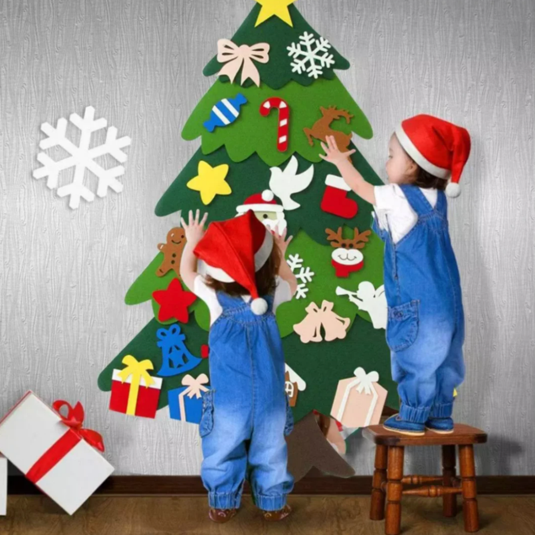 Felt Christmas Tree for Children - Creative and Reusable
