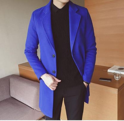 Tim | Long Wool Overcoat for Men