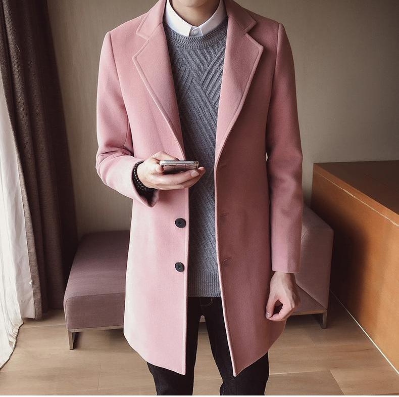 Tim | Long Wool Overcoat for Men