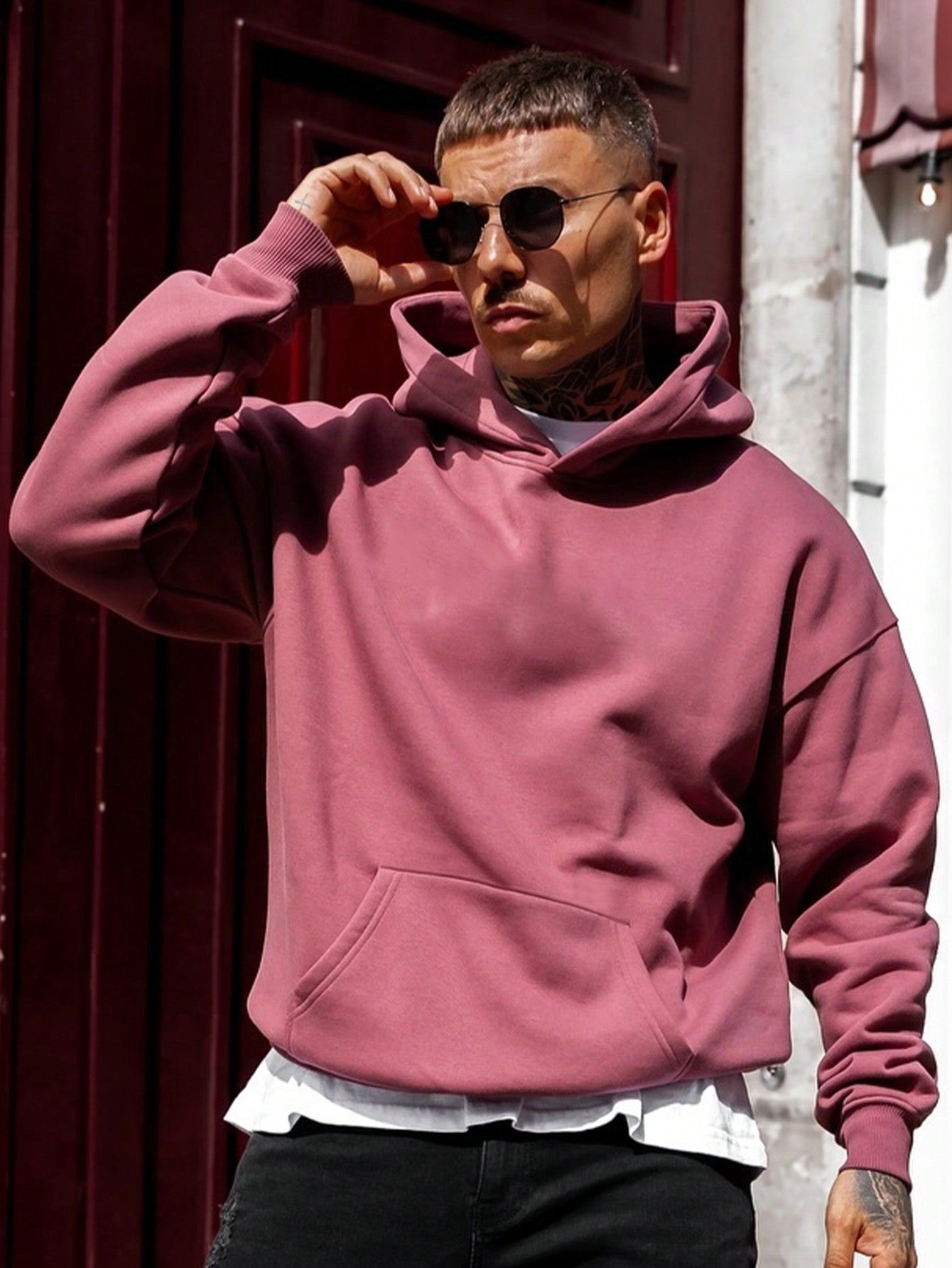Tim | Plain Colour Men's Hoodie