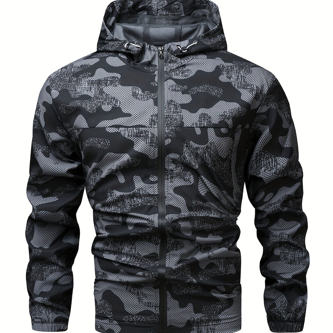 Tom | Colour Block Hooded Zip-Up Jacket for Men