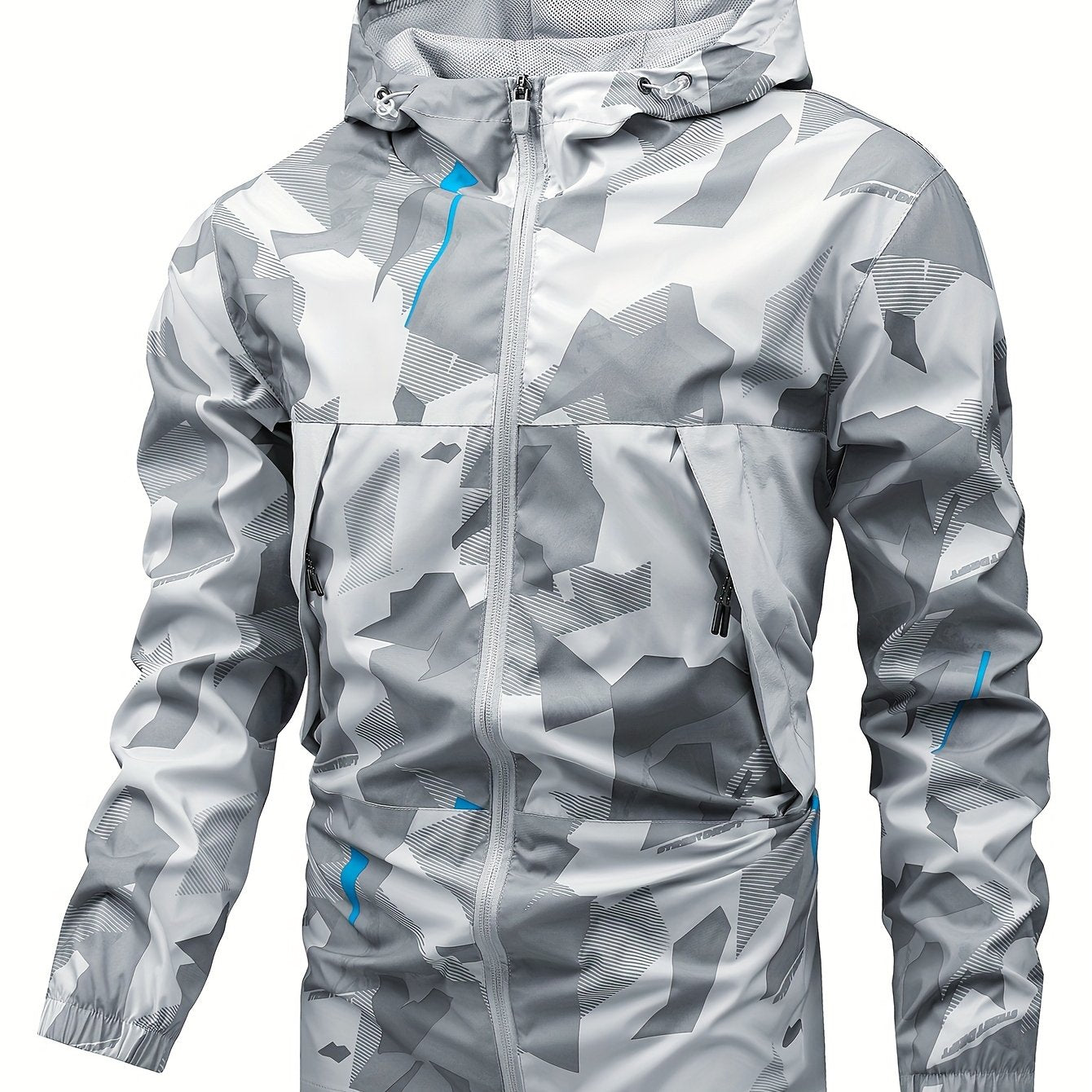 Tom | Colour Block Hooded Zip-Up Jacket for Men