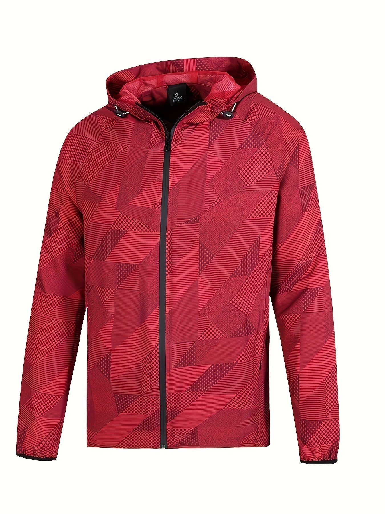 Tom | Colour Block Hooded Zip-Up Jacket for Men
