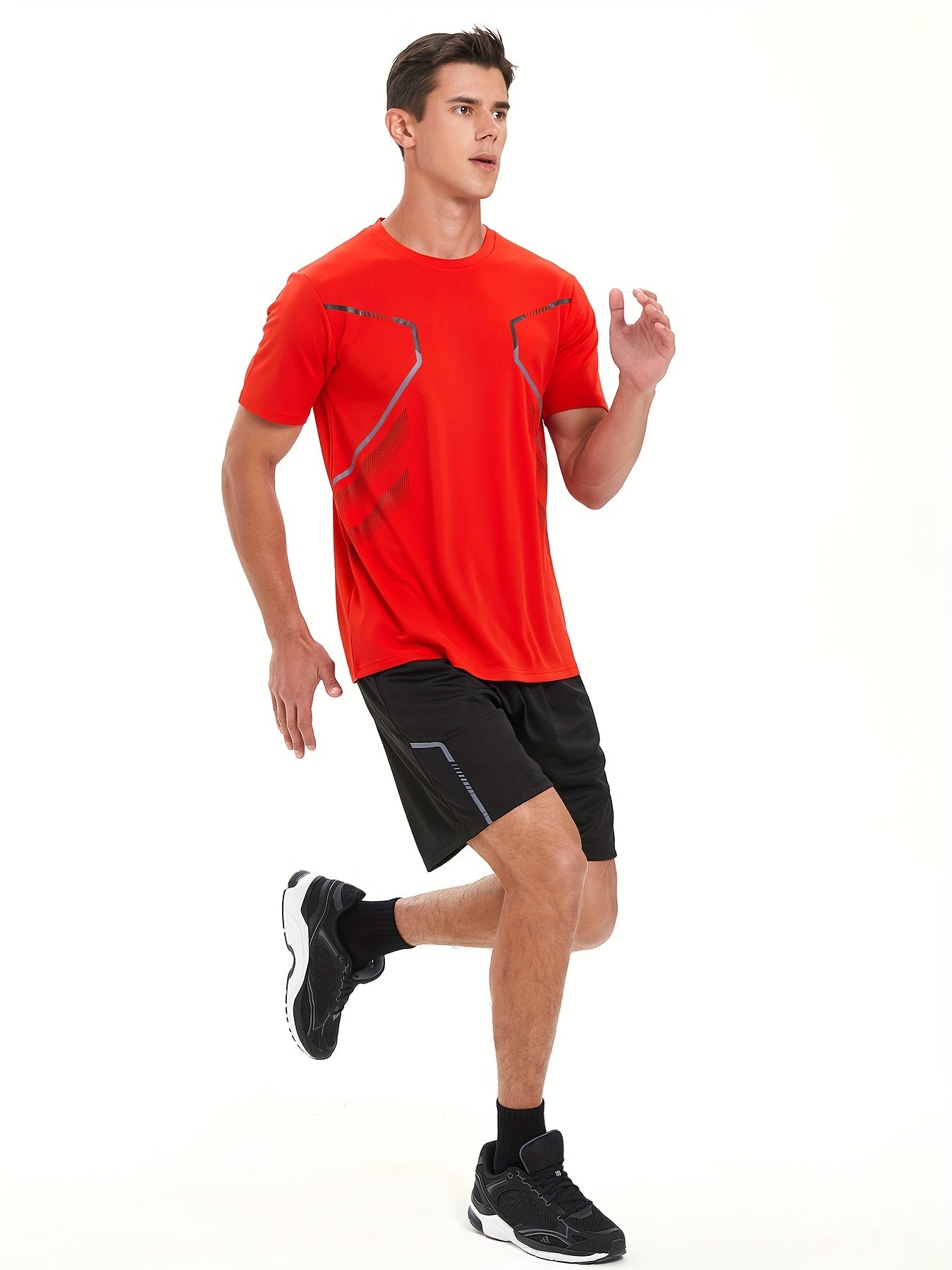 Tom | Colourful Men's Sports T-Shirt with Quick-Drying Short Sleeves