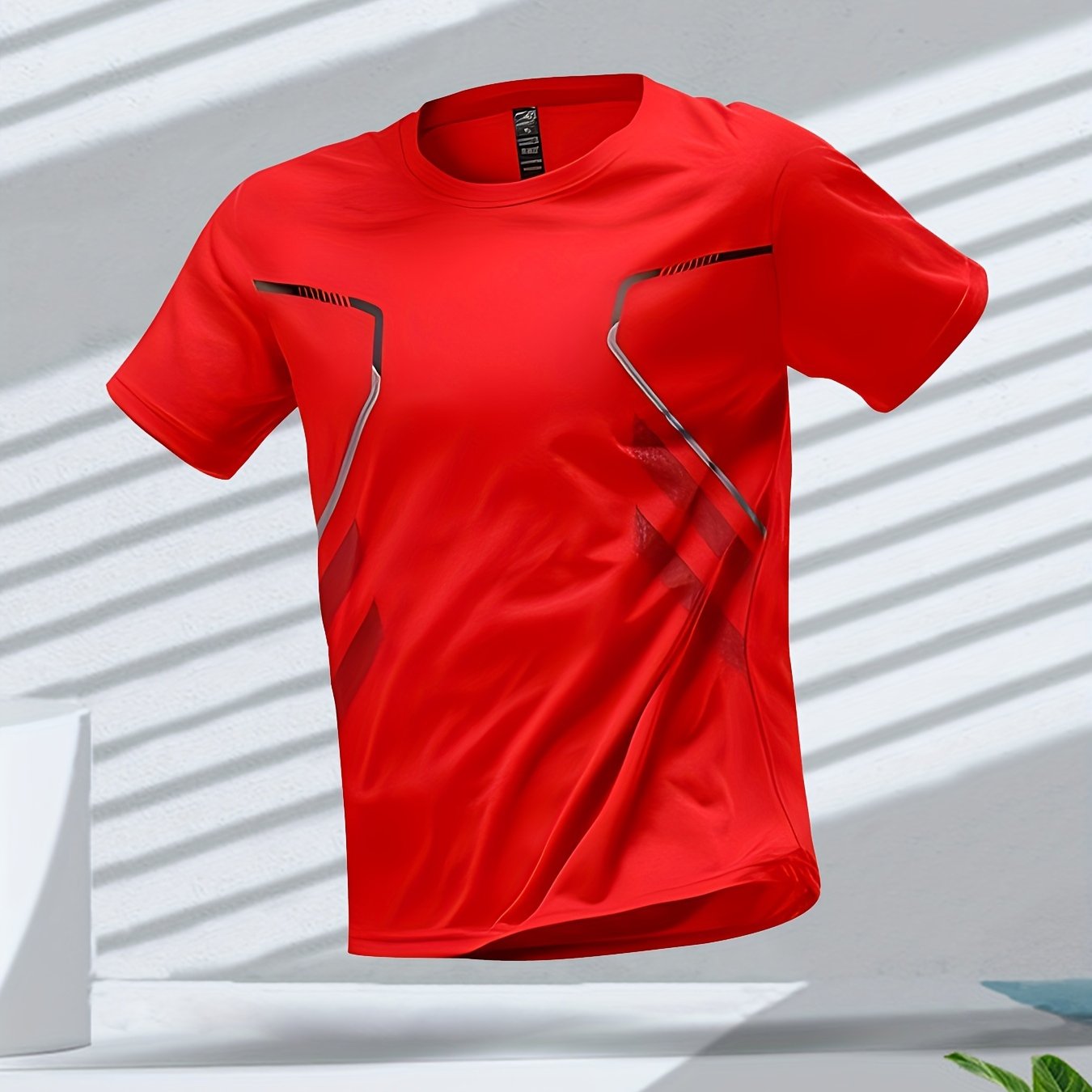 Tom | Colourful Men's Sports T-Shirt with Quick-Drying Short Sleeves