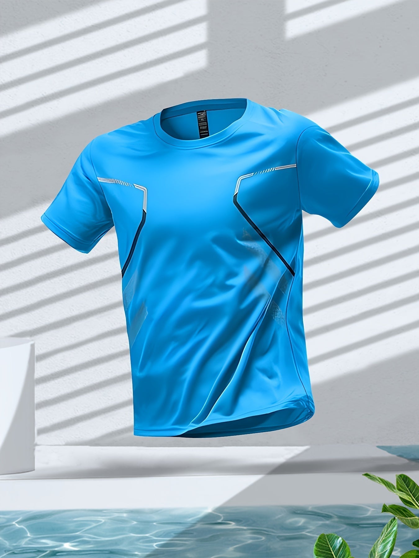 Tom | Colourful Men's Sports T-Shirt with Quick-Drying Short Sleeves