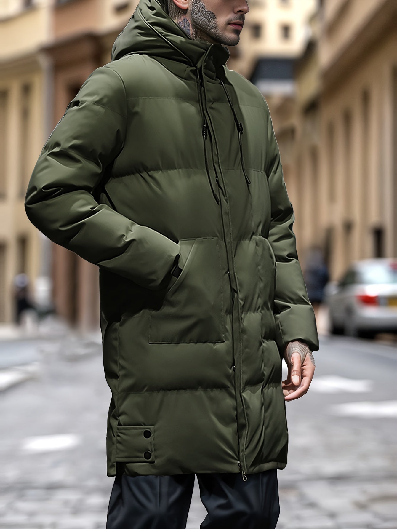 Tom | Warm winter parka with hood and pockets