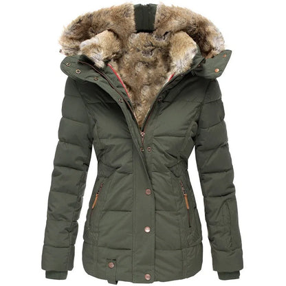 Tommy | women's jacket with collar and fur