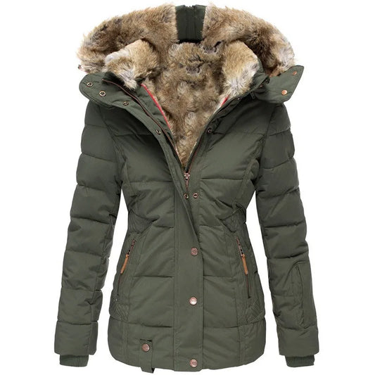 Tommy | women's jacket with collar and fur