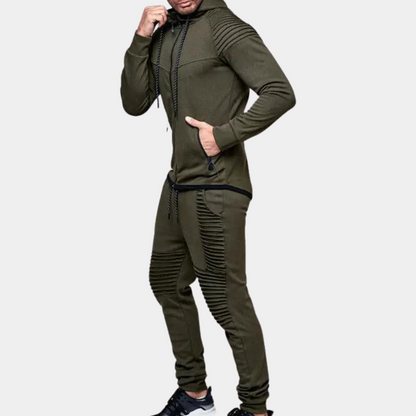Lino - Casual tracksuit with hood for men