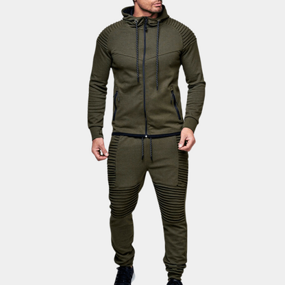 Lino - Casual tracksuit with hood for men