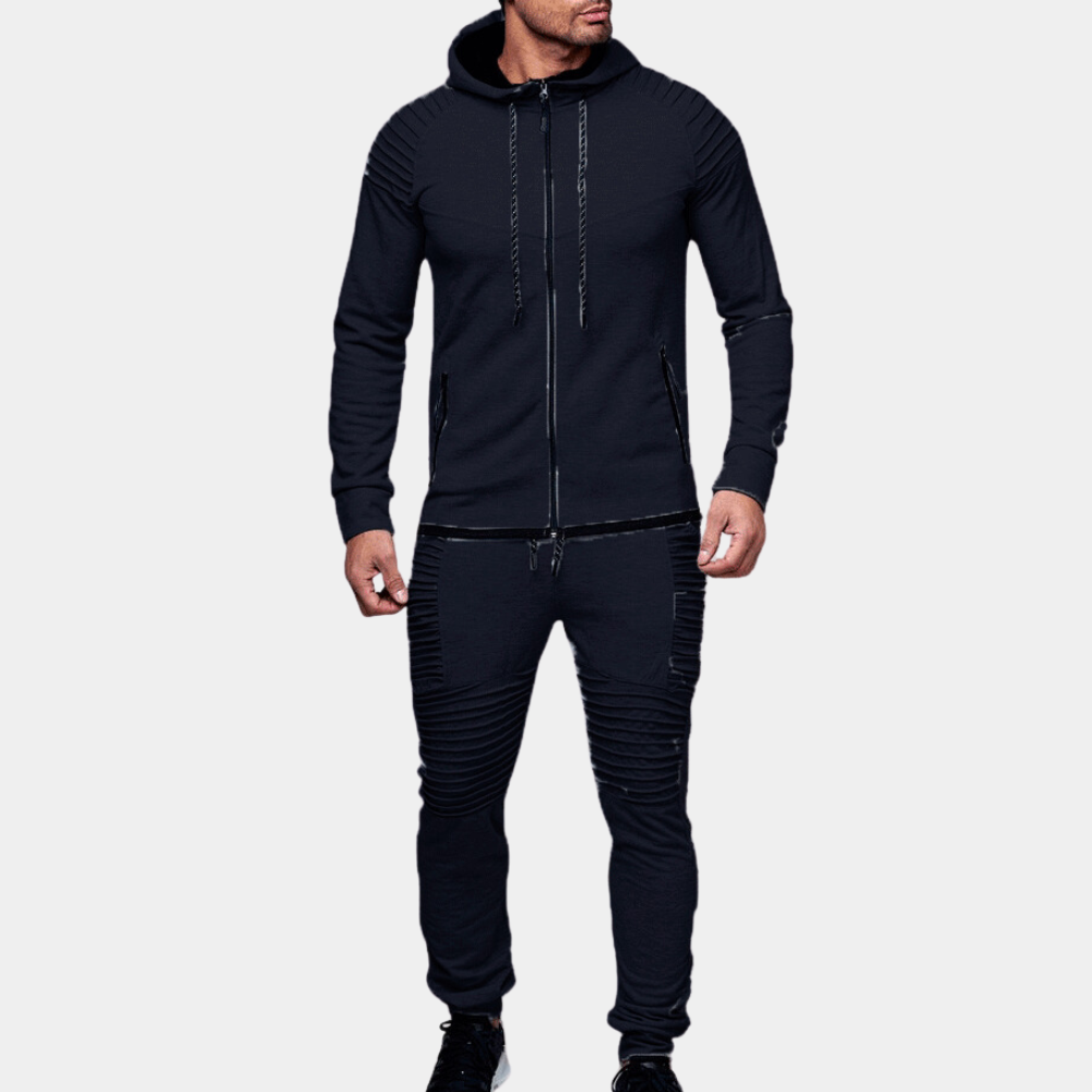 Lino - Casual tracksuit with hood for men