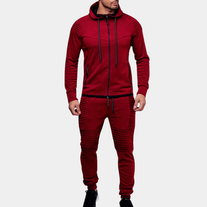 Lino - Casual tracksuit with hood for men