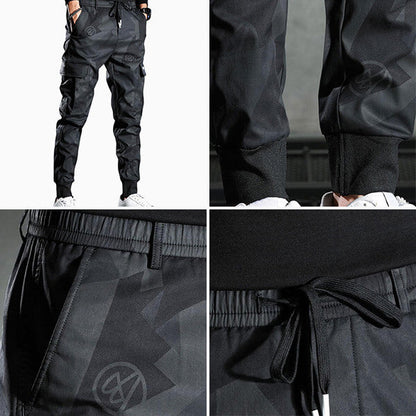 Schwarze Cargohose mit Streetwear-Charakter und bequemer Passform
