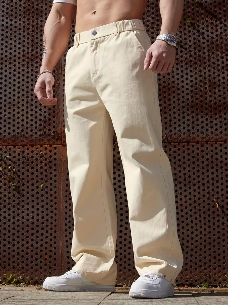 Trousers with Elastic Waistband