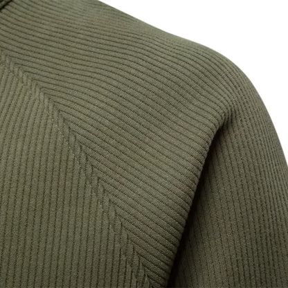Hugo | Jumper with Quarter Zip and Stand-Up Collar