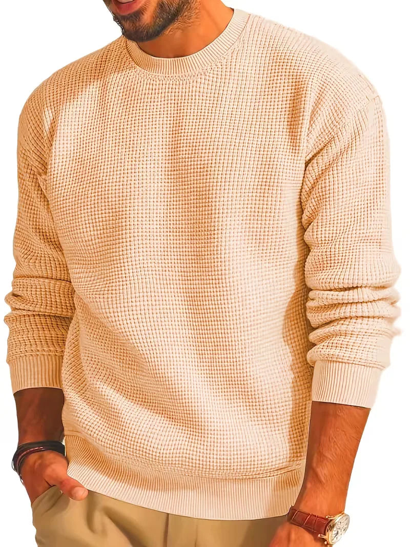 Pull à col rond et manches longues