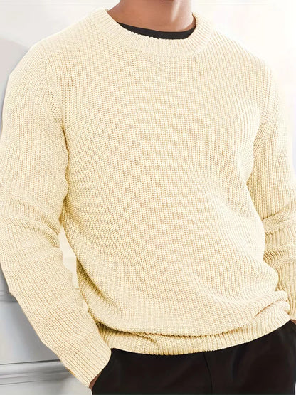 Pull à col rond et manches longues