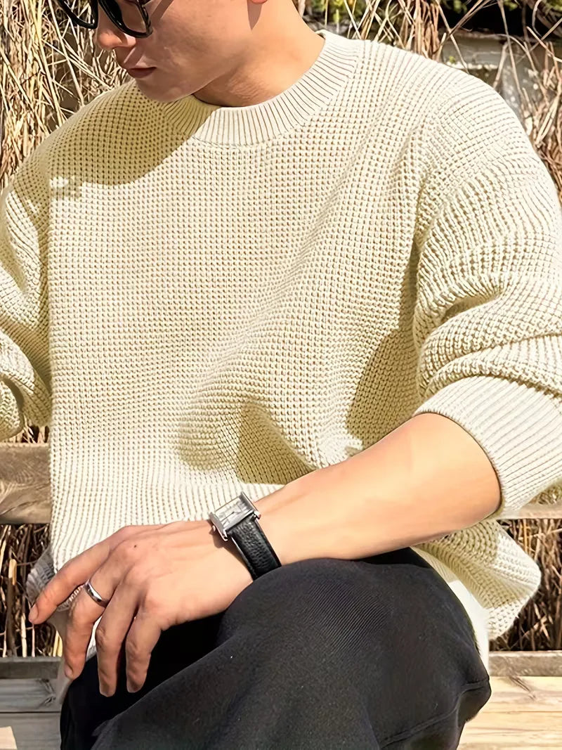 Pull à col rond et manches longues