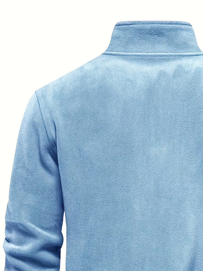 Pull à col montant avec demi-fermeture éclair