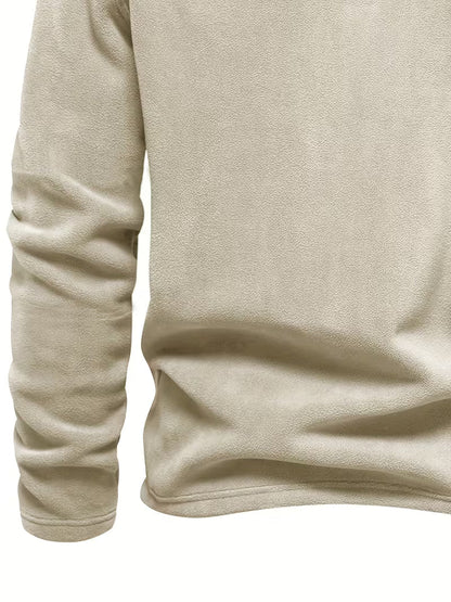 Pull à col montant avec demi-fermeture éclair