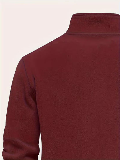 Pull à col montant avec demi-fermeture éclair